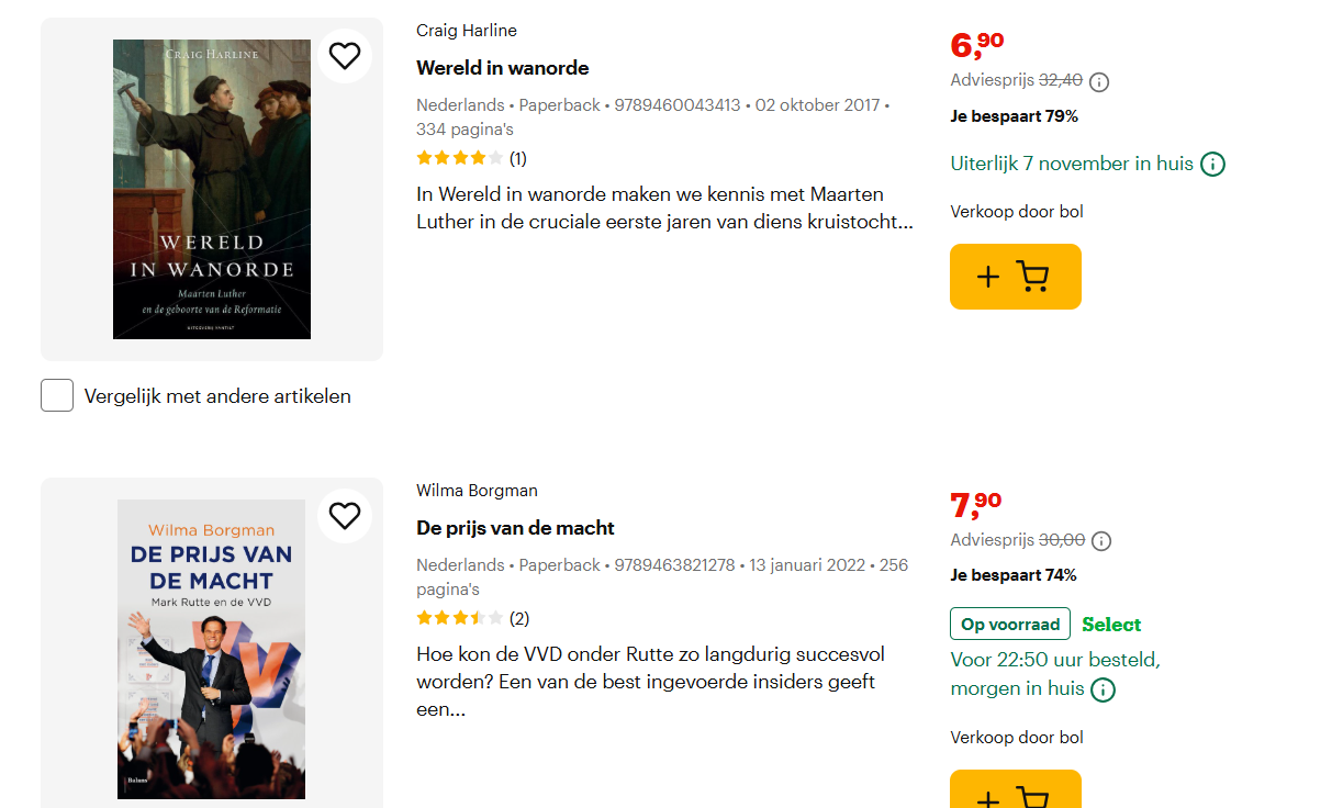Nederlandstalige boeken tot -79% hieronder vind je een overzichtje