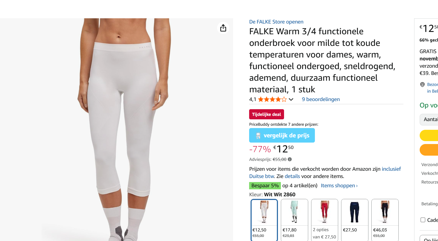 Falke dames thermisch ondergoed met 77% korting verschillende maten