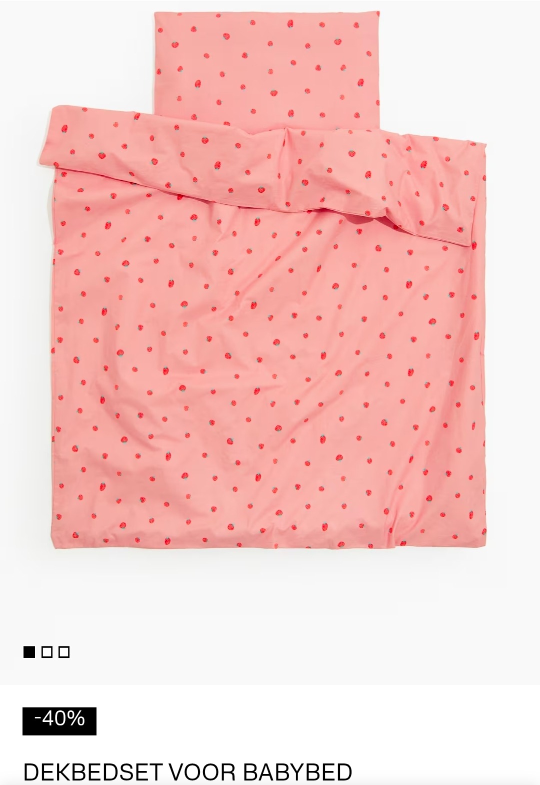 Dekbedset voor babybed -40%