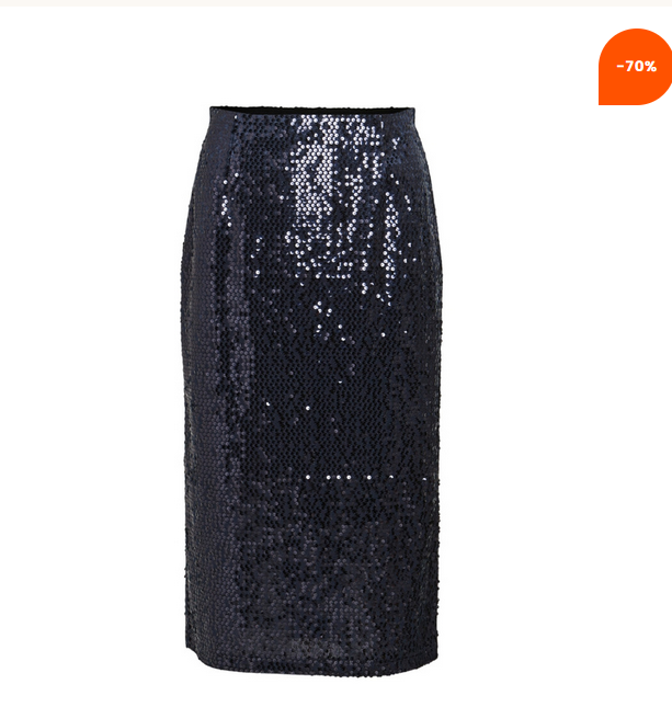 Blauwe feestrok Vila