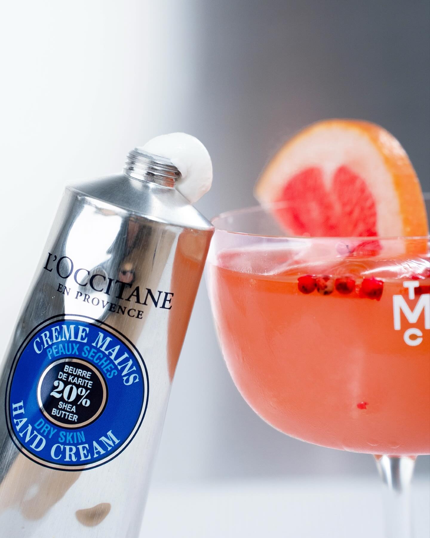 Gratis handcrème L'Occitane bij The Mocktail Club