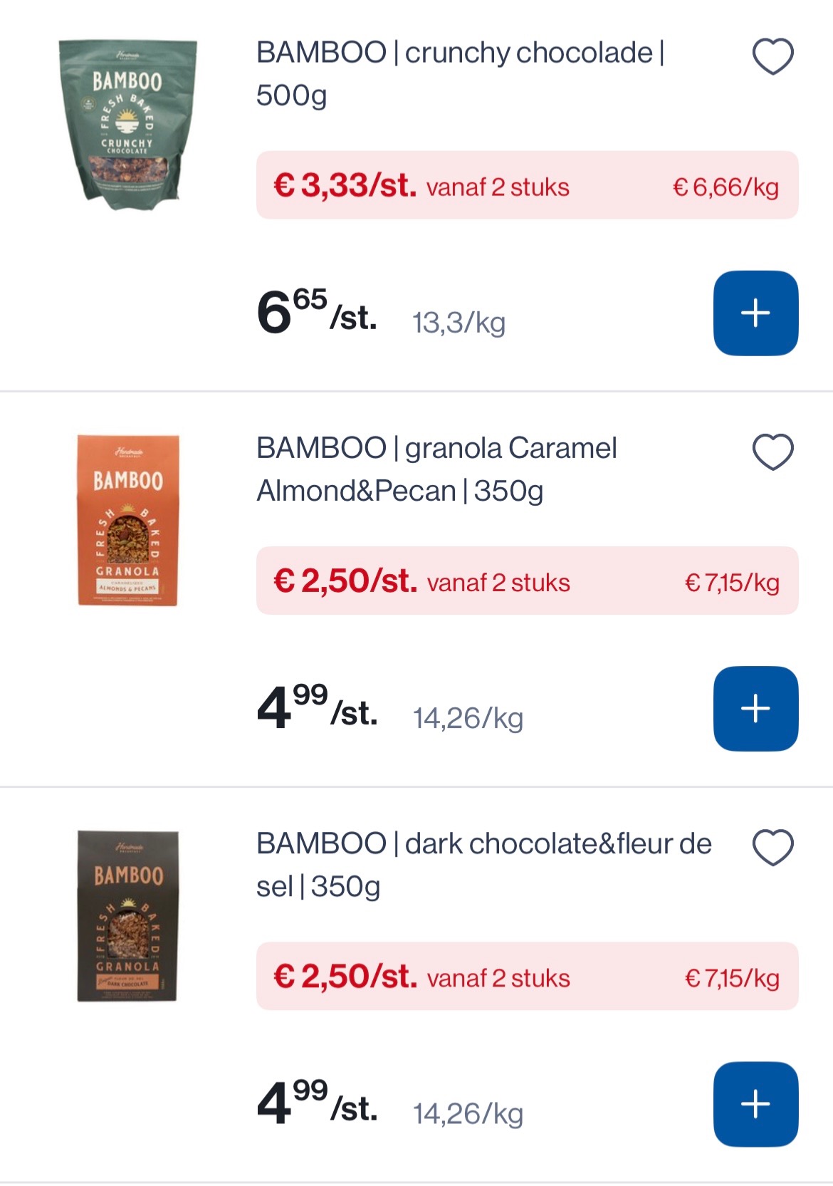 Bamboo ontbijtgranen -50%
