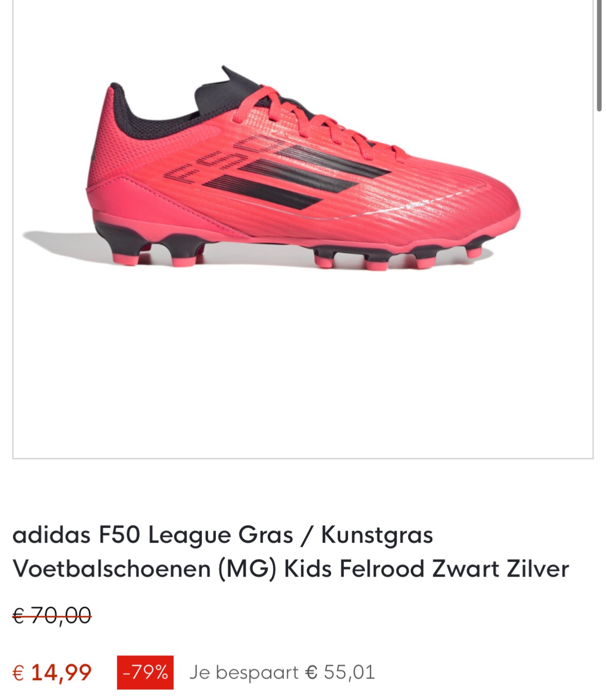 Voetbalschoenen kids -79%