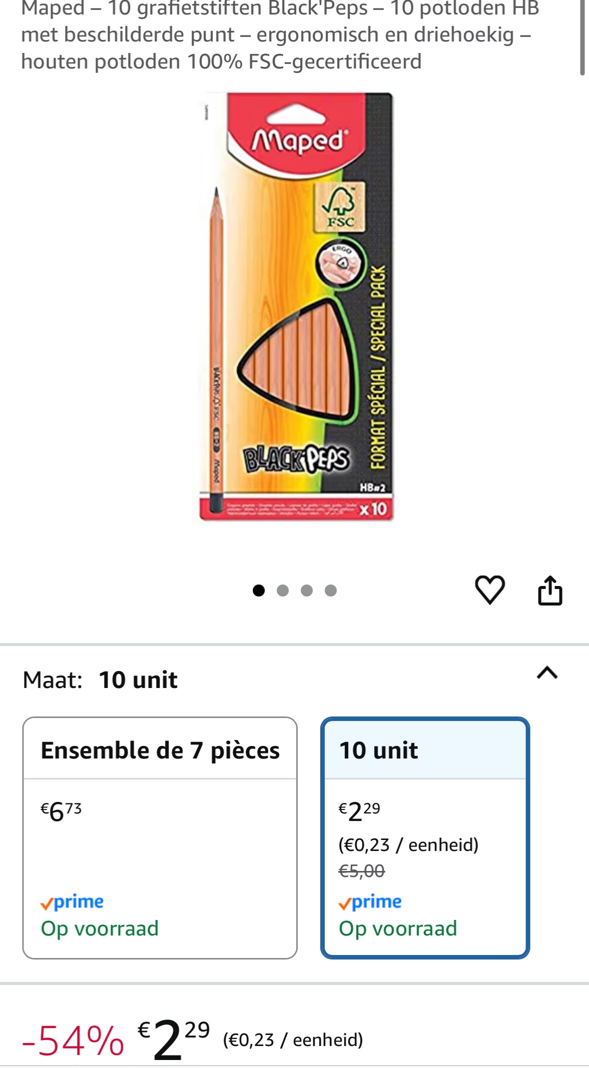 Maped potloden Black'Peps