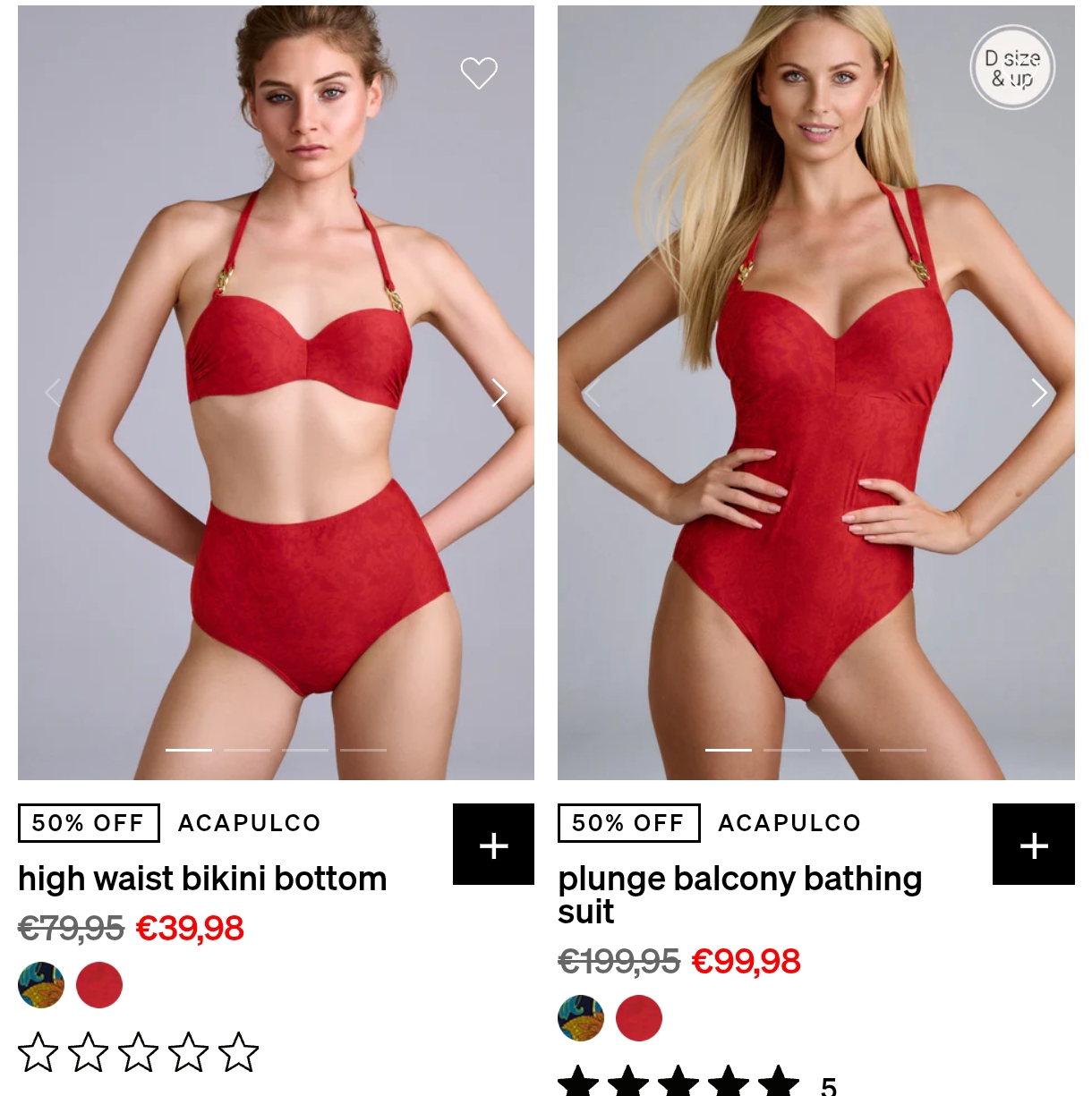 50% korting op Marlies Dekkers lingerie en badkleding