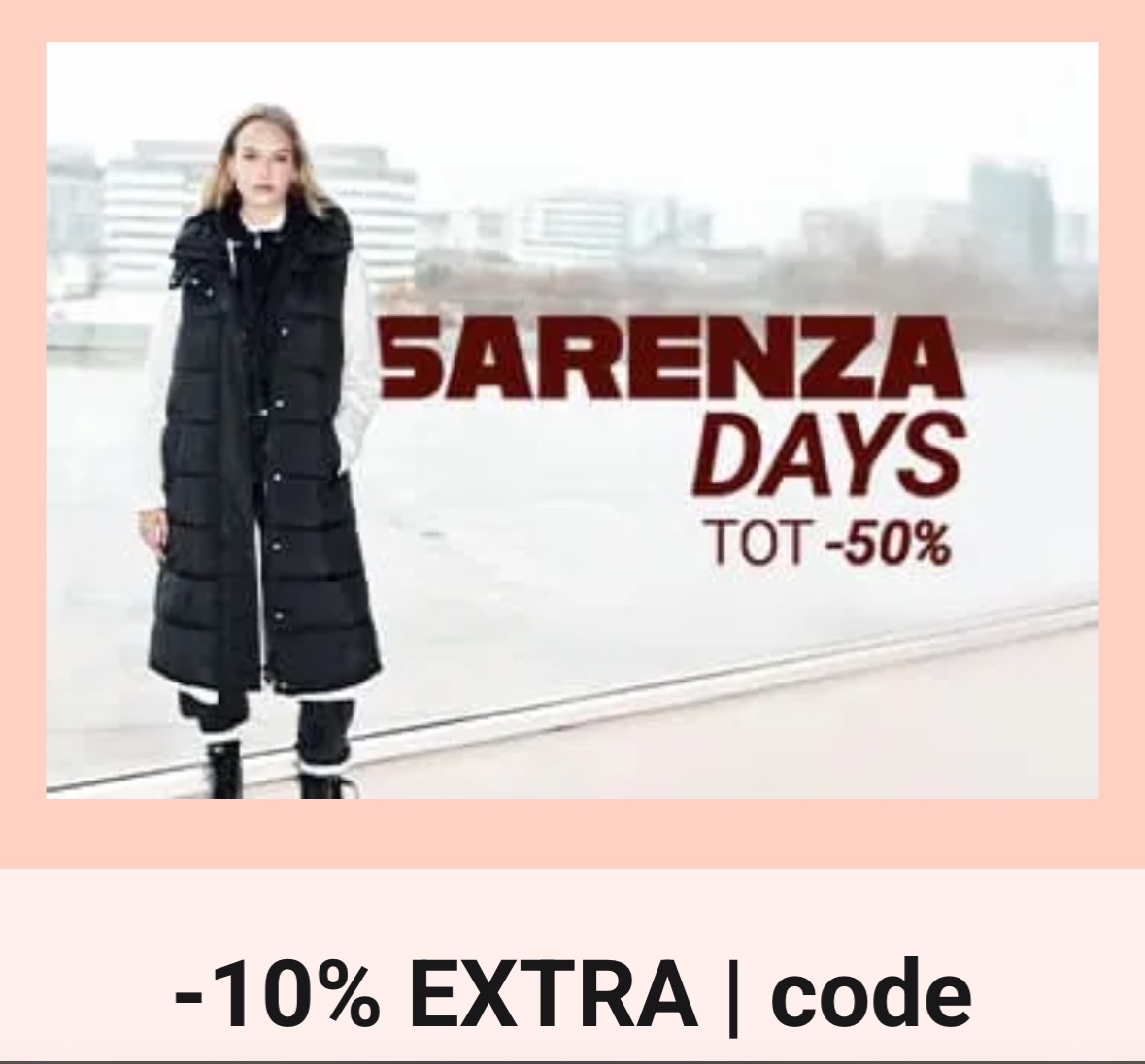 Sarenza kortingscode