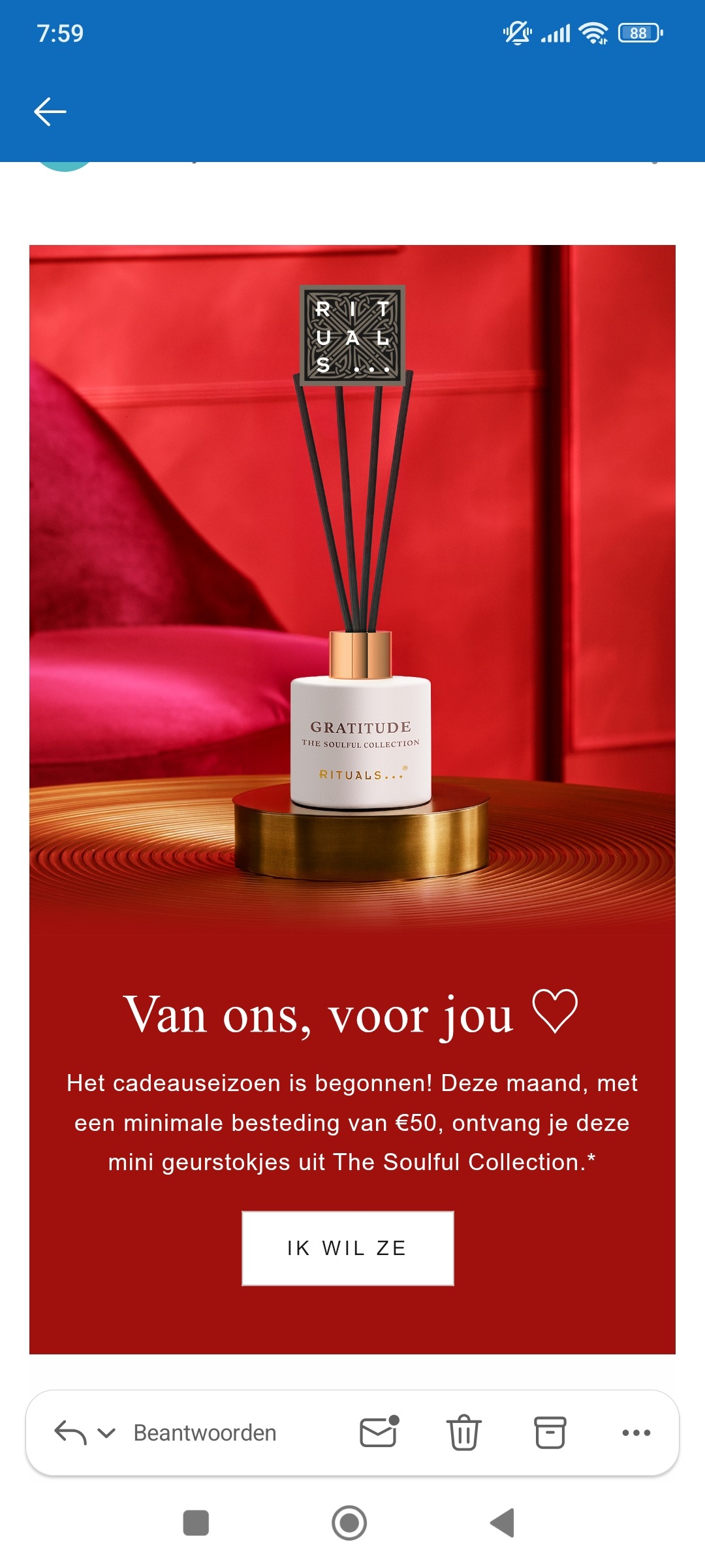 Rituals: gratis geurstokjes