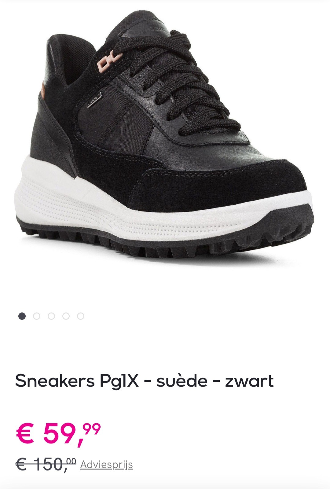 Geox zwarte sneakers