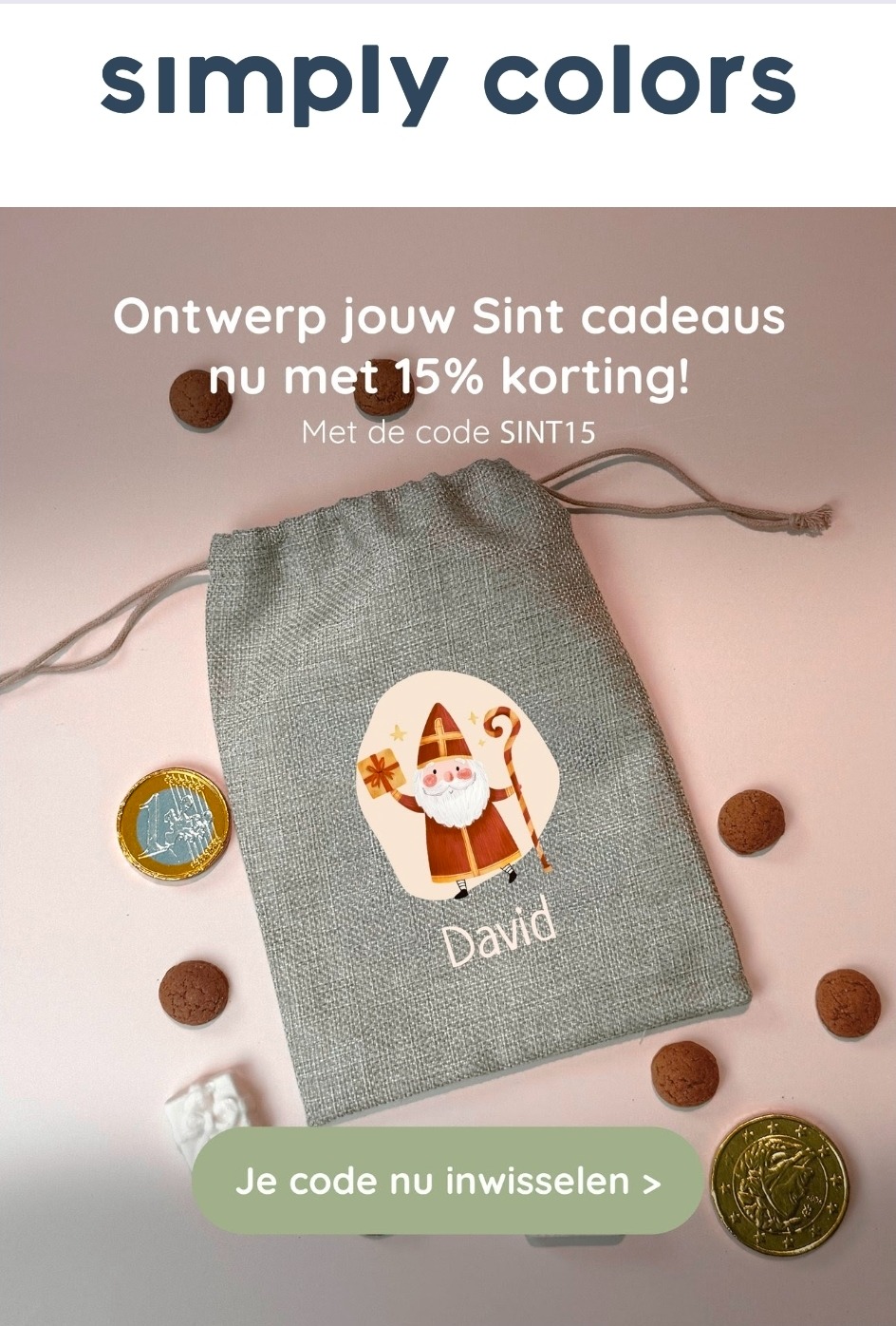 Gepersonaliseerde Sint Cadeaus -15%