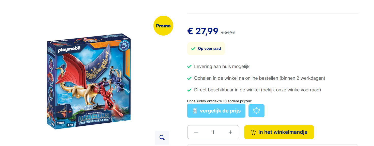 Playmobil How To Train Your Dragon 71080 Dragons goedkoop bij Supra bazar