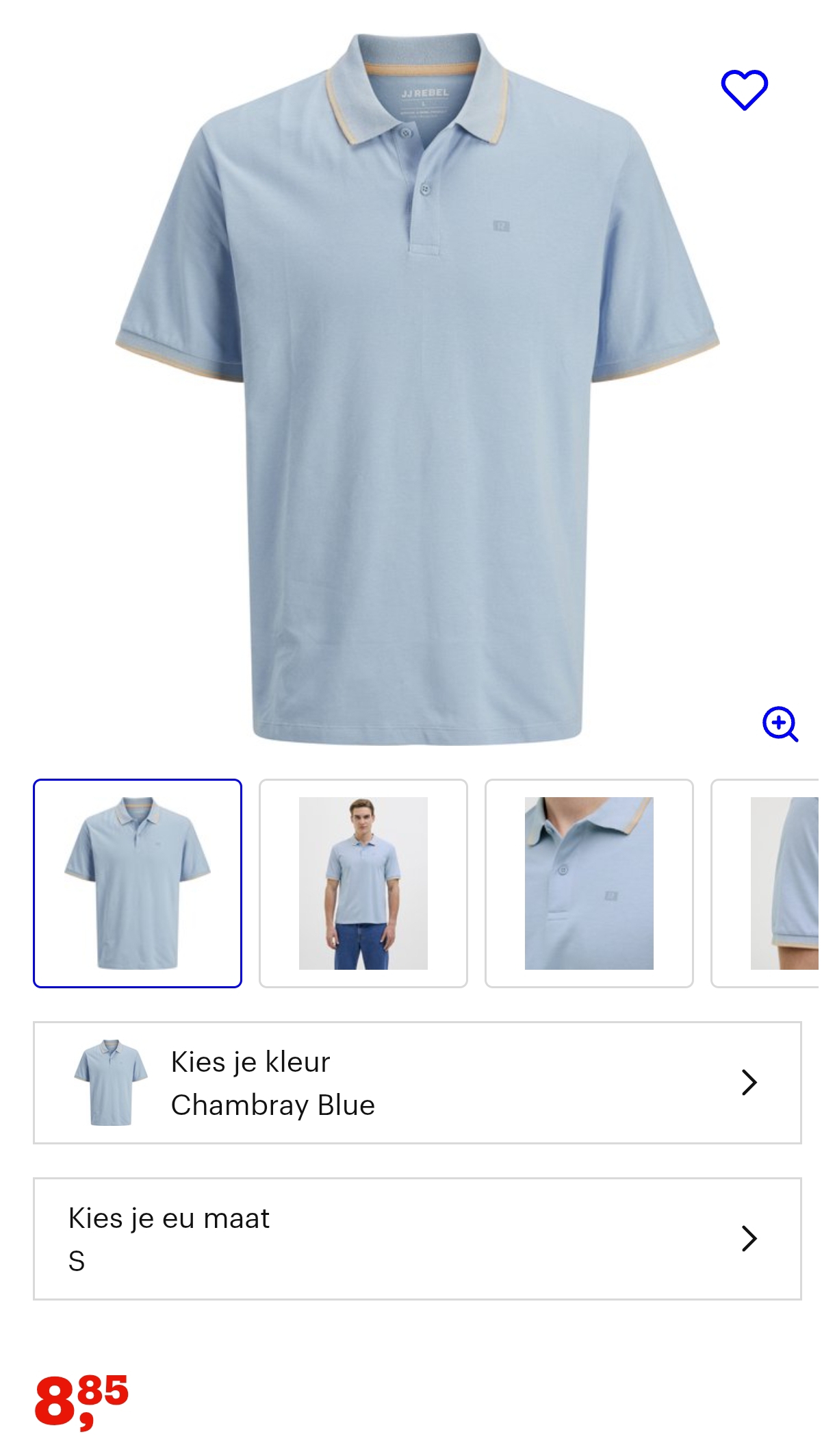 Jack&Jones polo voor heren aan 8,85€