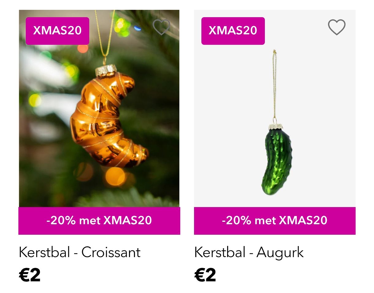Dé leukste kerstballen met 20% korting!🎄🤪