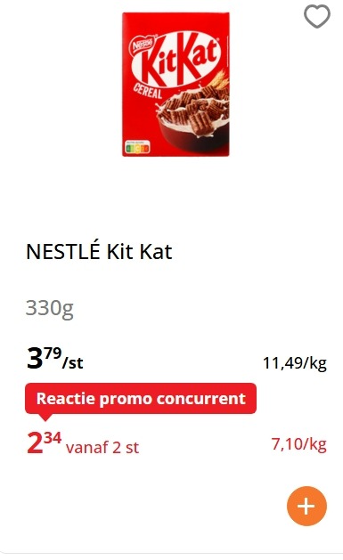 ontbijtgranen van nestle tot -50%