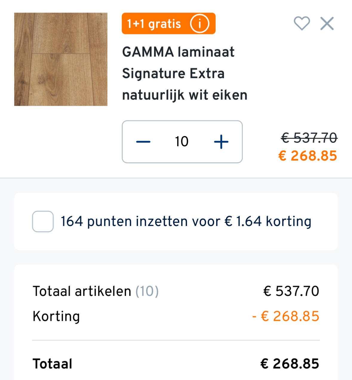 GAMMA Black Deal laminaat