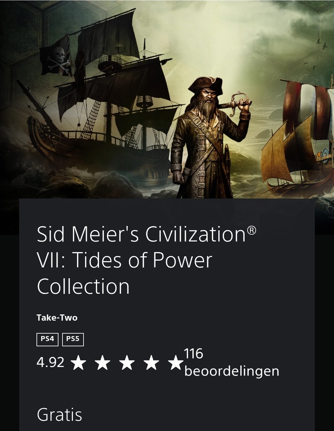 Gratis het spel Sid Meier’s Civilization VII (PS4 & 5)