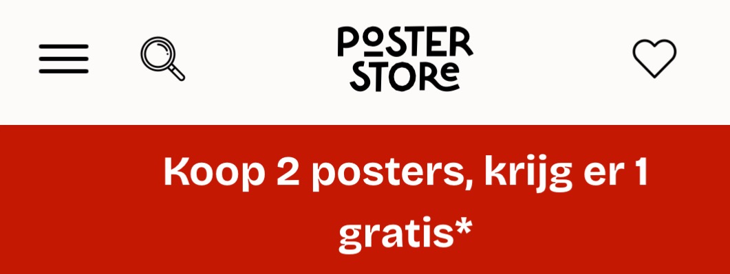Actie Posterstore