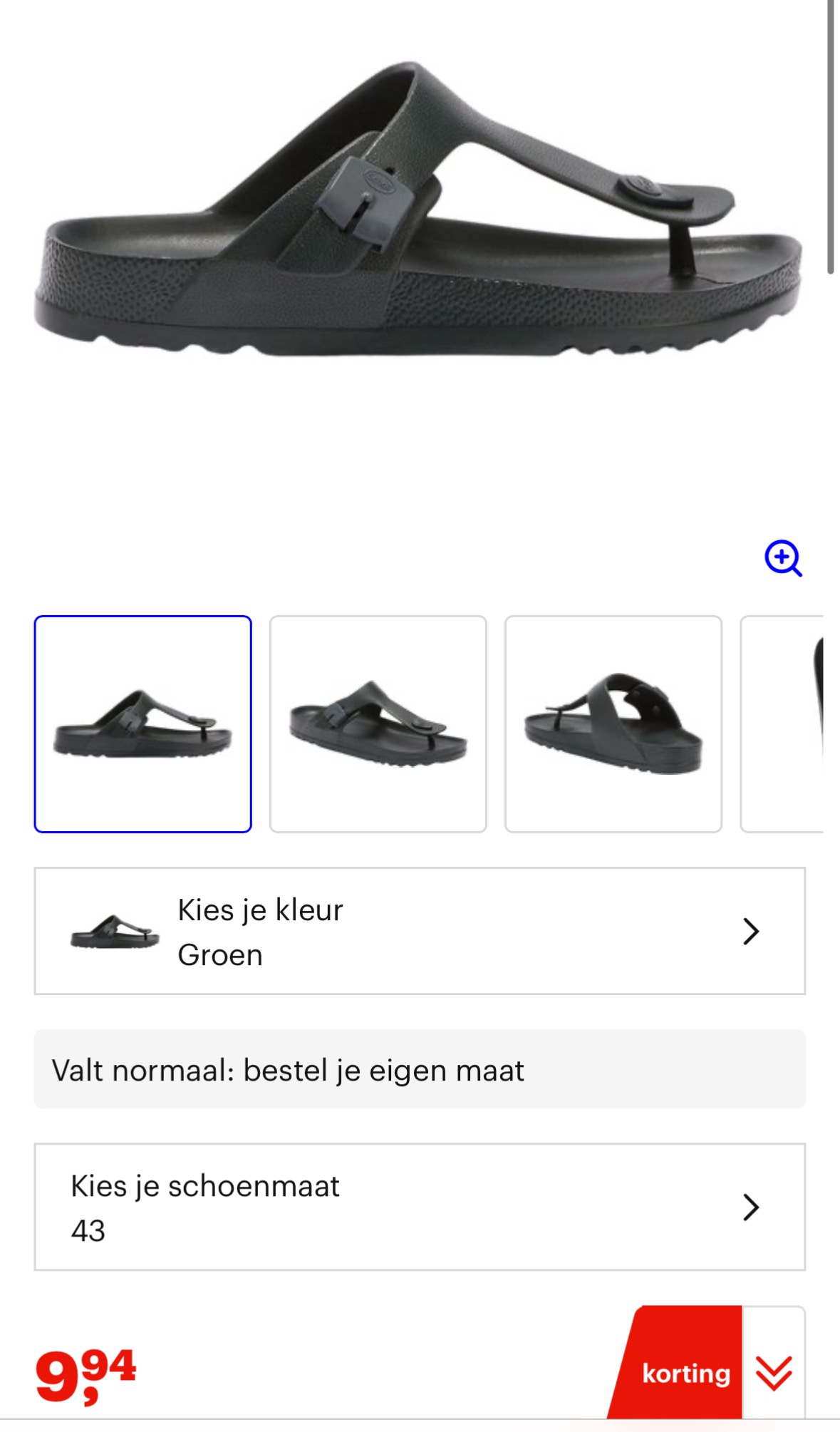 Scholl Badslipper -75%