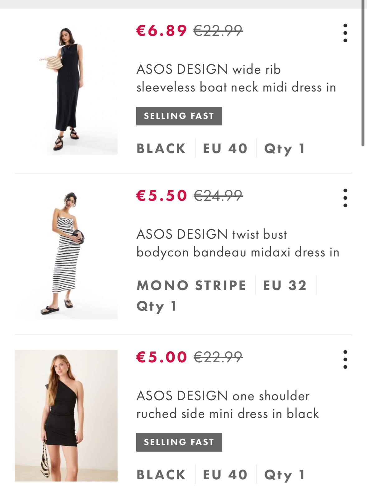 Asos extra korting op selectie jurken