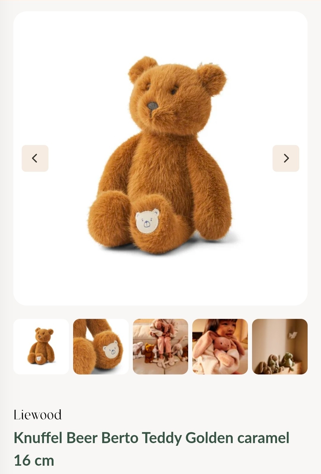 Liewood Berto Bear Teddy