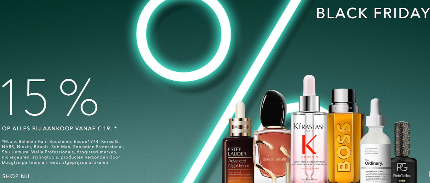 -15% op alles bij Douglas ✨ Black Friday deals tot -40%