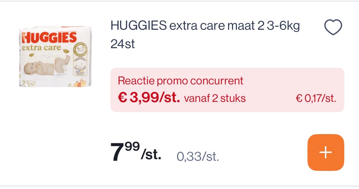 Huggies extra care luiers gratis met wowi coupon