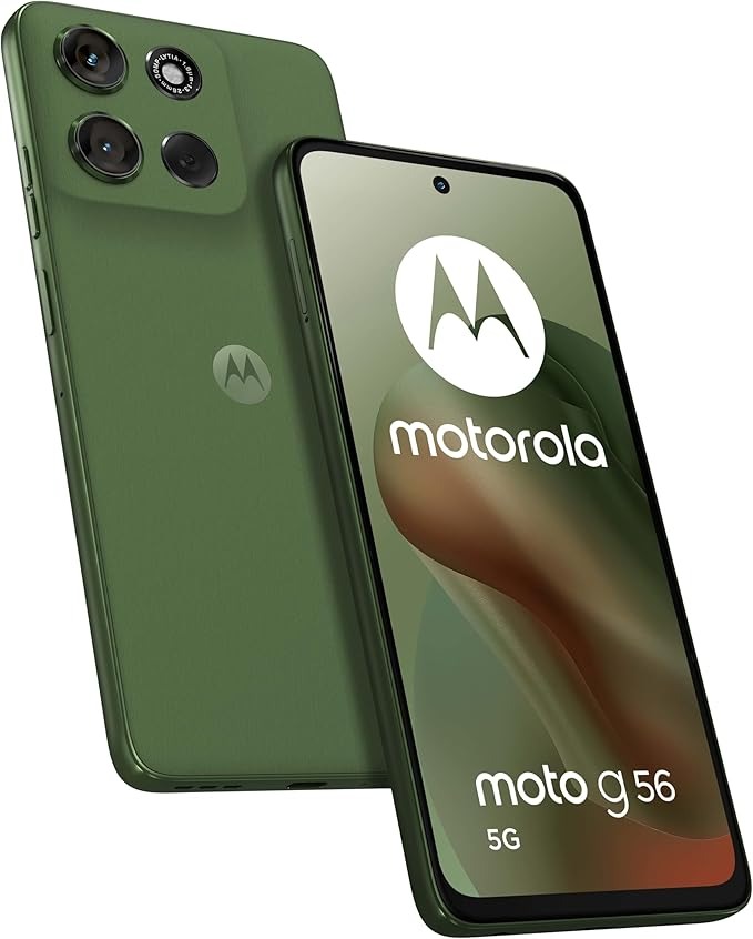 Motorola Moto G56 5G 8/256 GB, camera 50 MP + flikkerbeveiligingssensor, display 6,72 inch FHD+ 120 Hz,