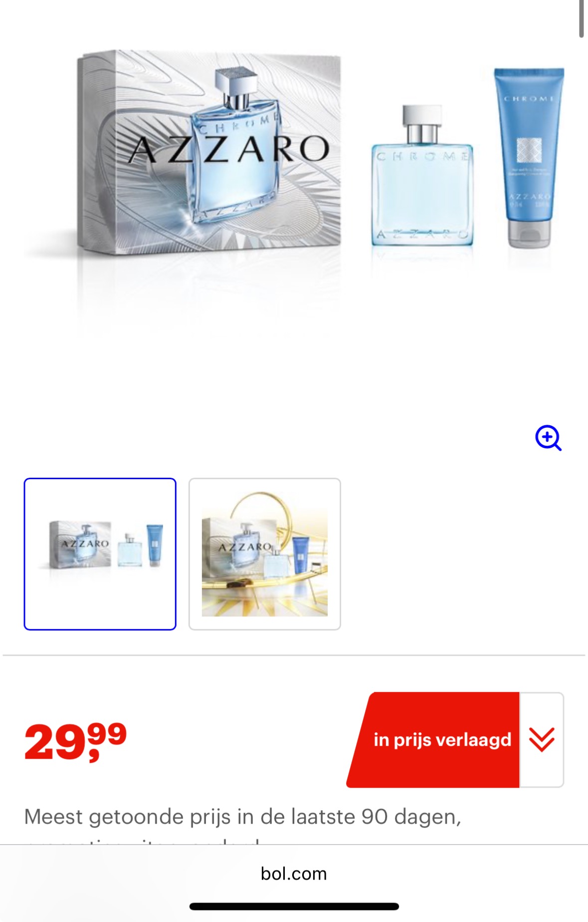 Azzaro Chrome Eau de Toilette Geschenkset
