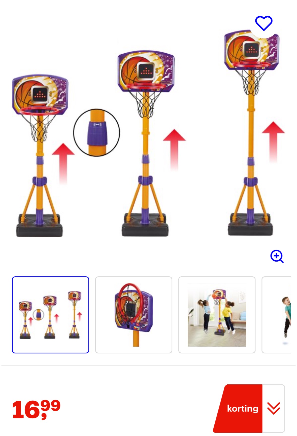 VTech Speel & Scoor Basketbalset