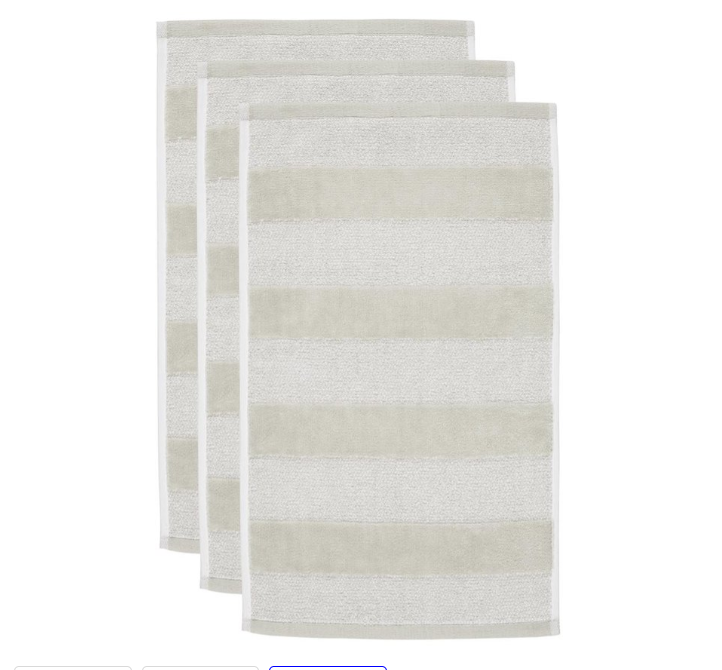 Beddinghouse Sheer Stripe Gastendoek 3 stuks bij bol => ook andere kleuren beschikbaar