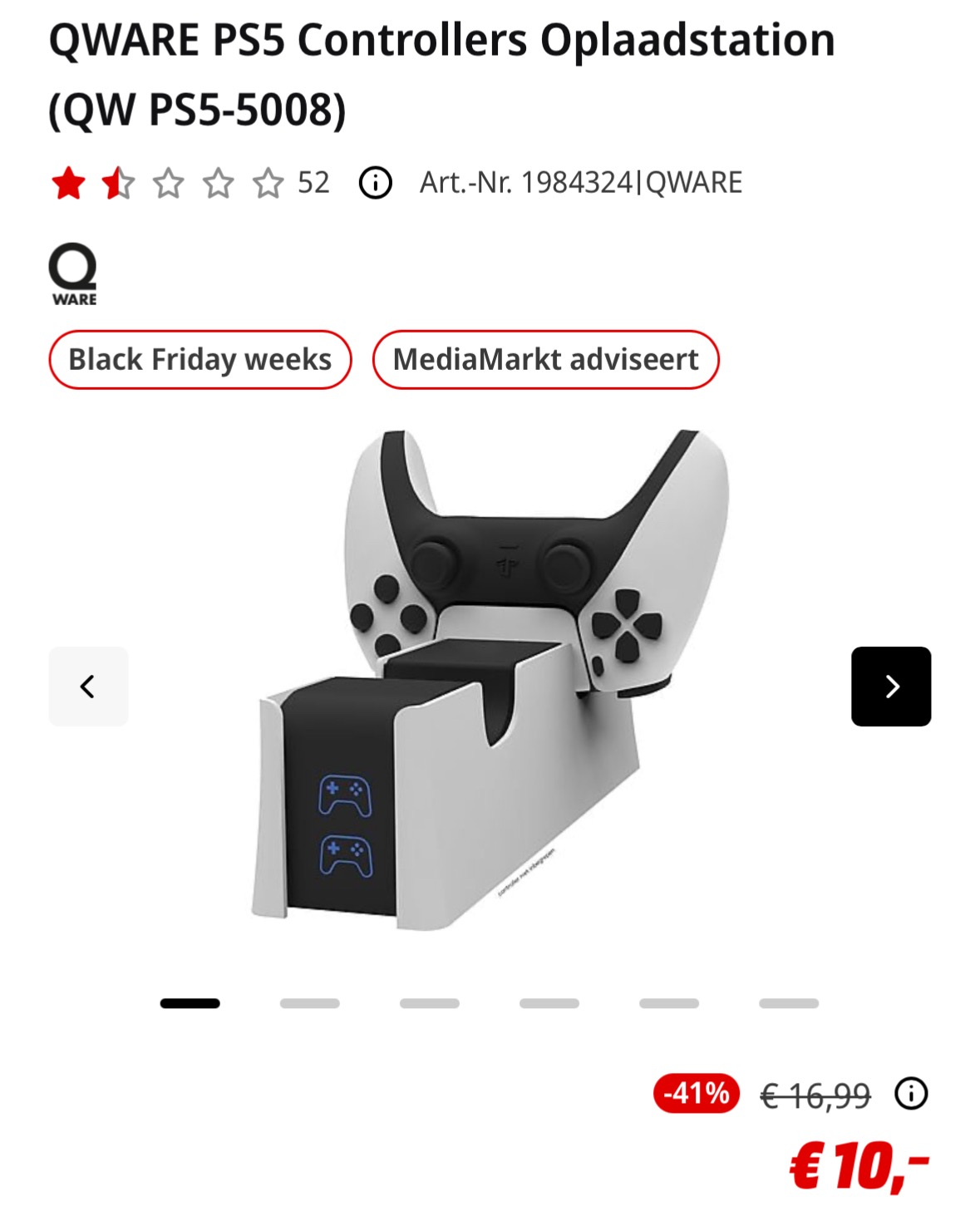 PS5 Controllers Oplaadstation