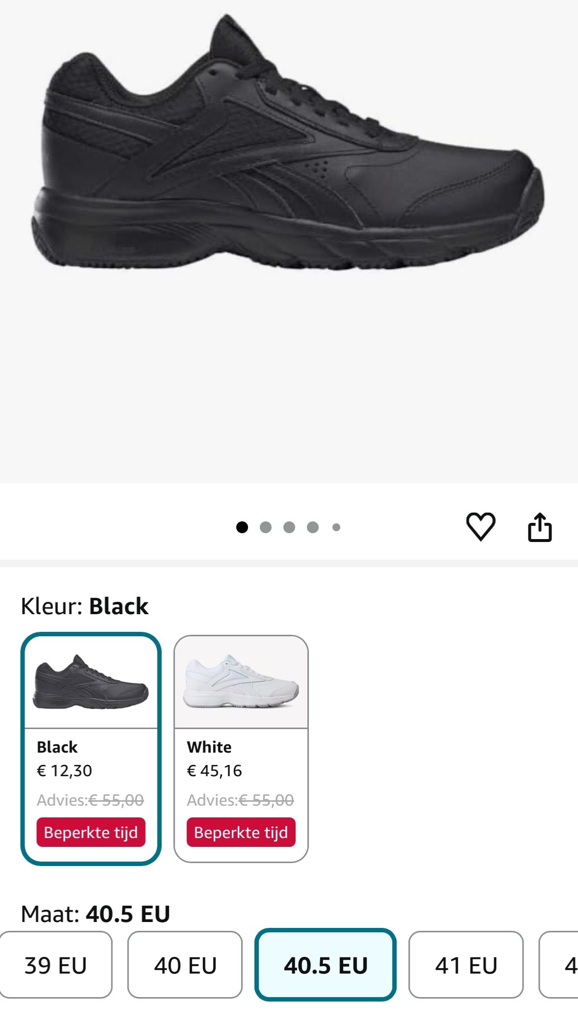 Reebok damessneakers -78%