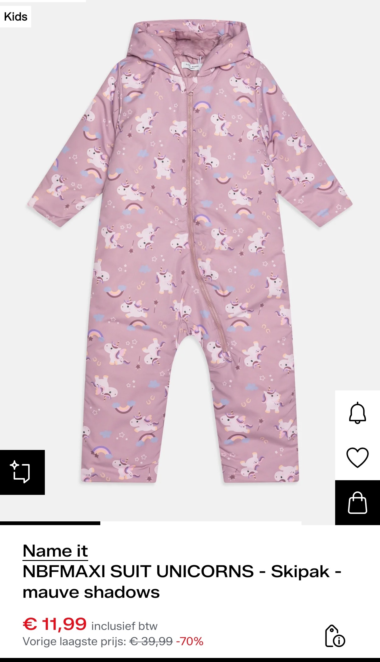 Meisjes skipak voor 11,99€