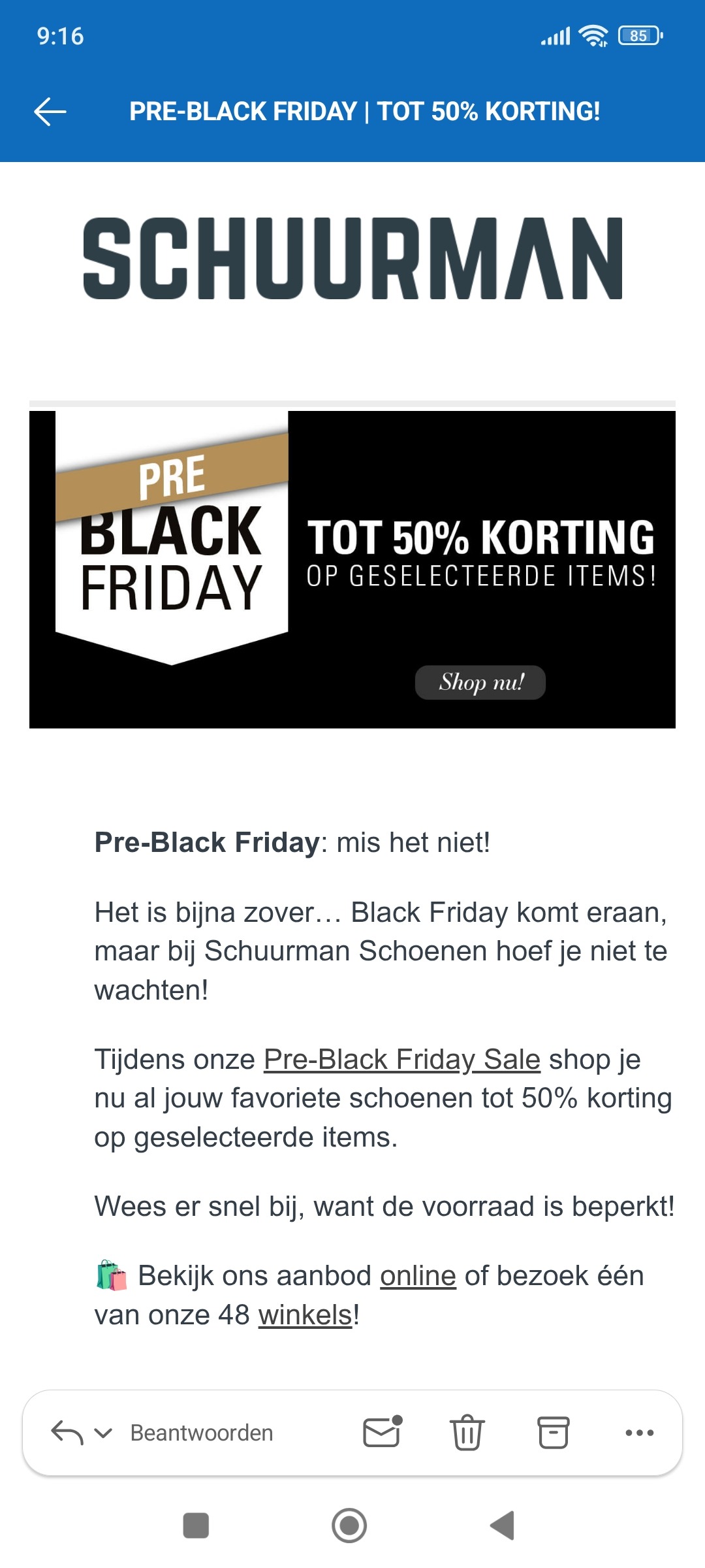 Schuurman schoenen: tot -50%