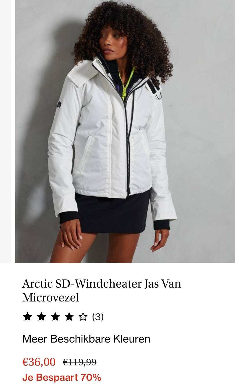 70% korting op Superdry 😱🤩
