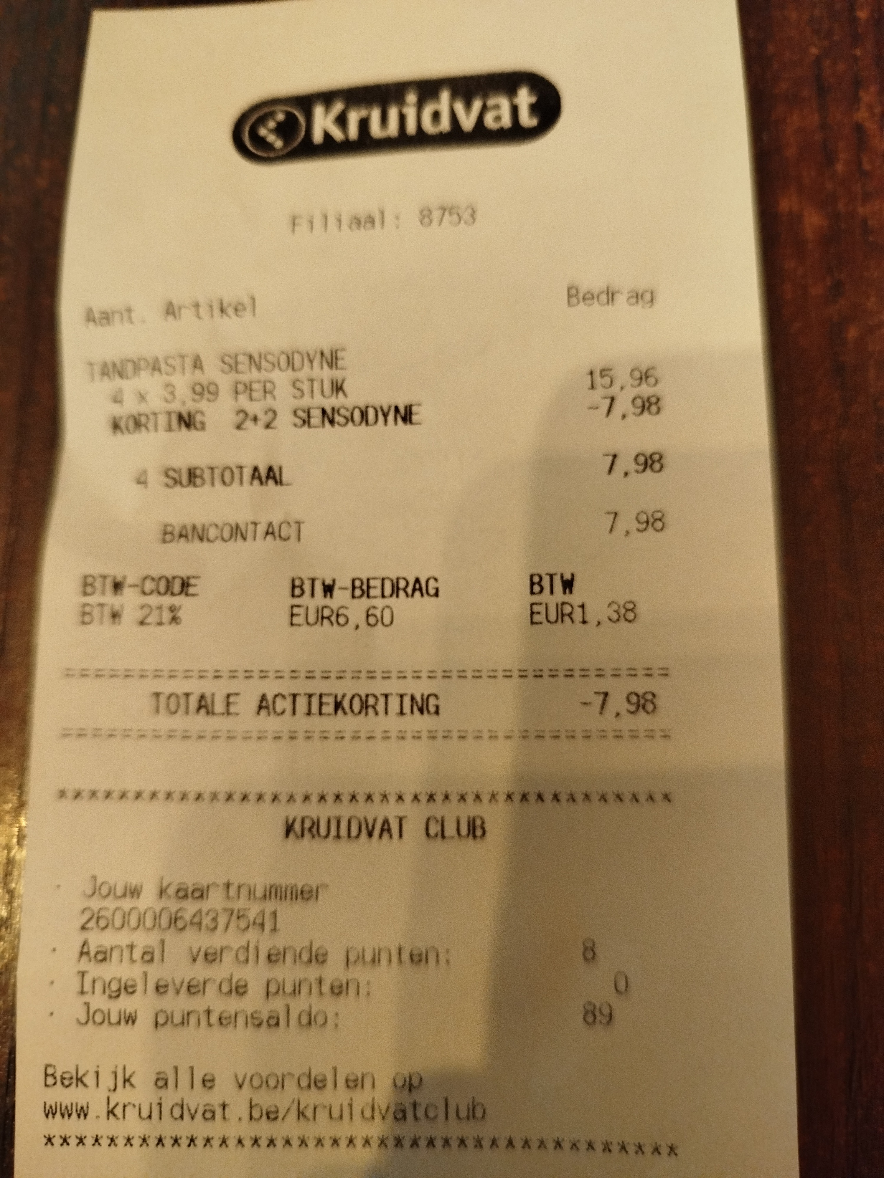 Kruidvat sensodyne 2+2 gratis