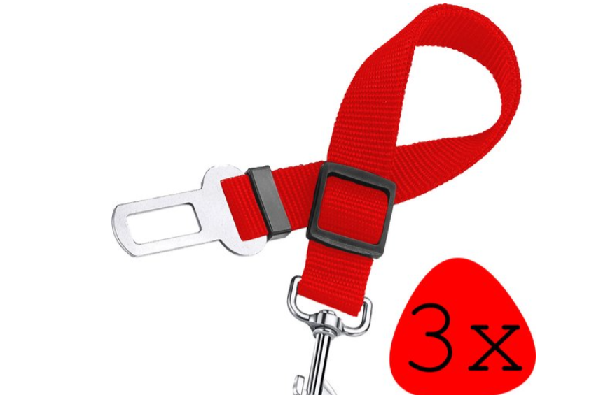 Koopje! Hondenriem Autogordel 3 stuks voor 4.99€ bij bol