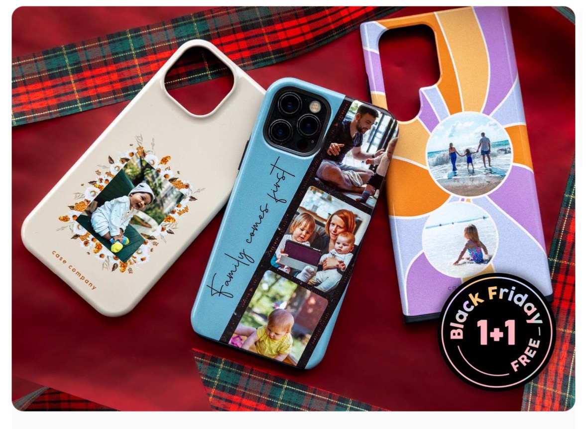 1+1 gratis op alle smartphone hoesjes