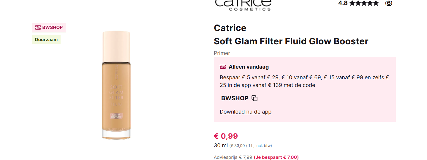 Catrice Soft glam fond de teint voor 0.99€ nr 040
