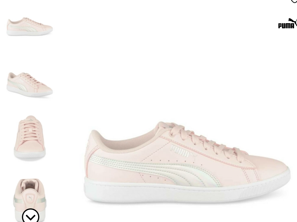 Puma roze damessneakers aan 18€