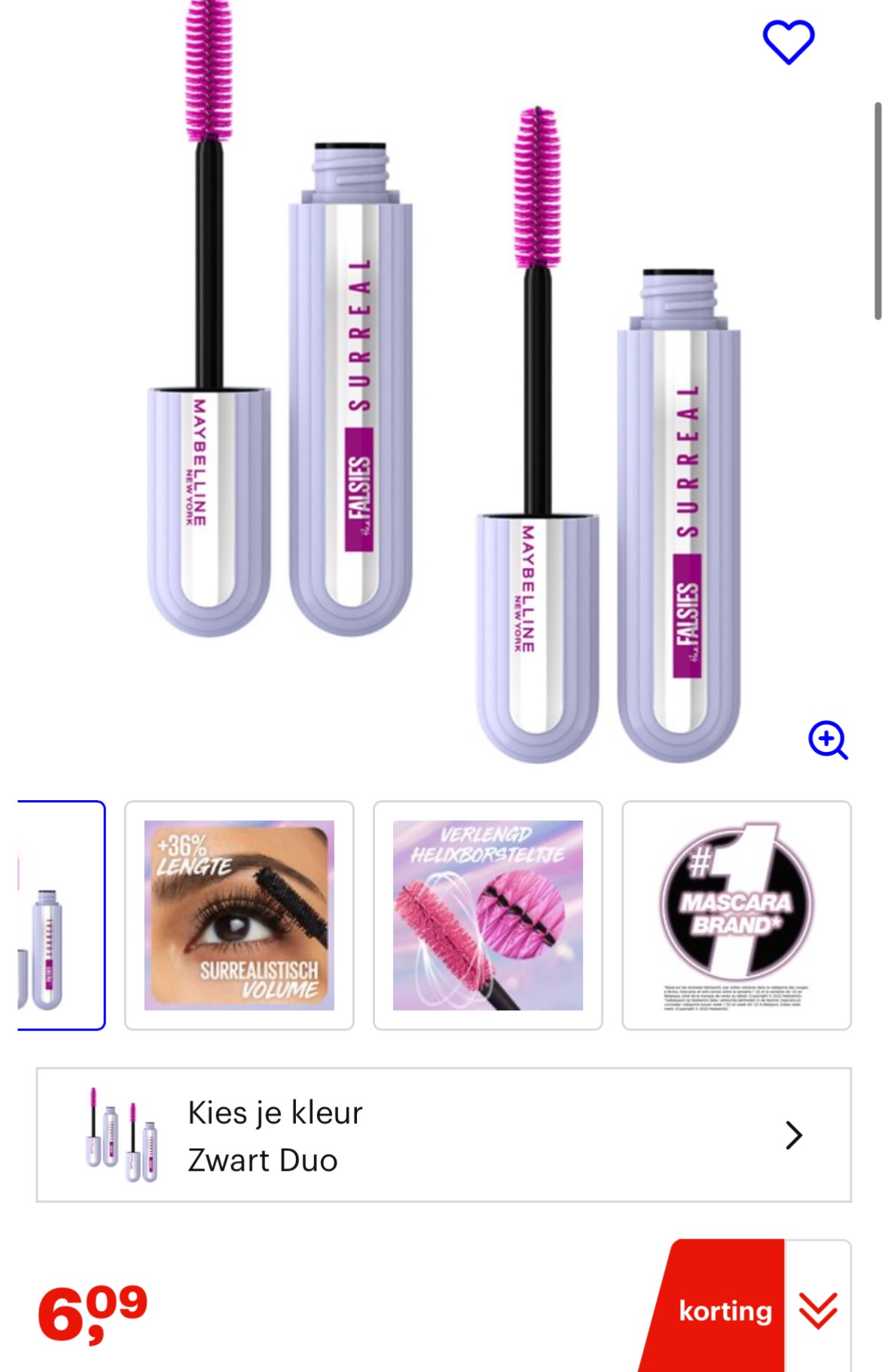 Duopack Maybelline New York The Falsies Surreal Extensions Mascara