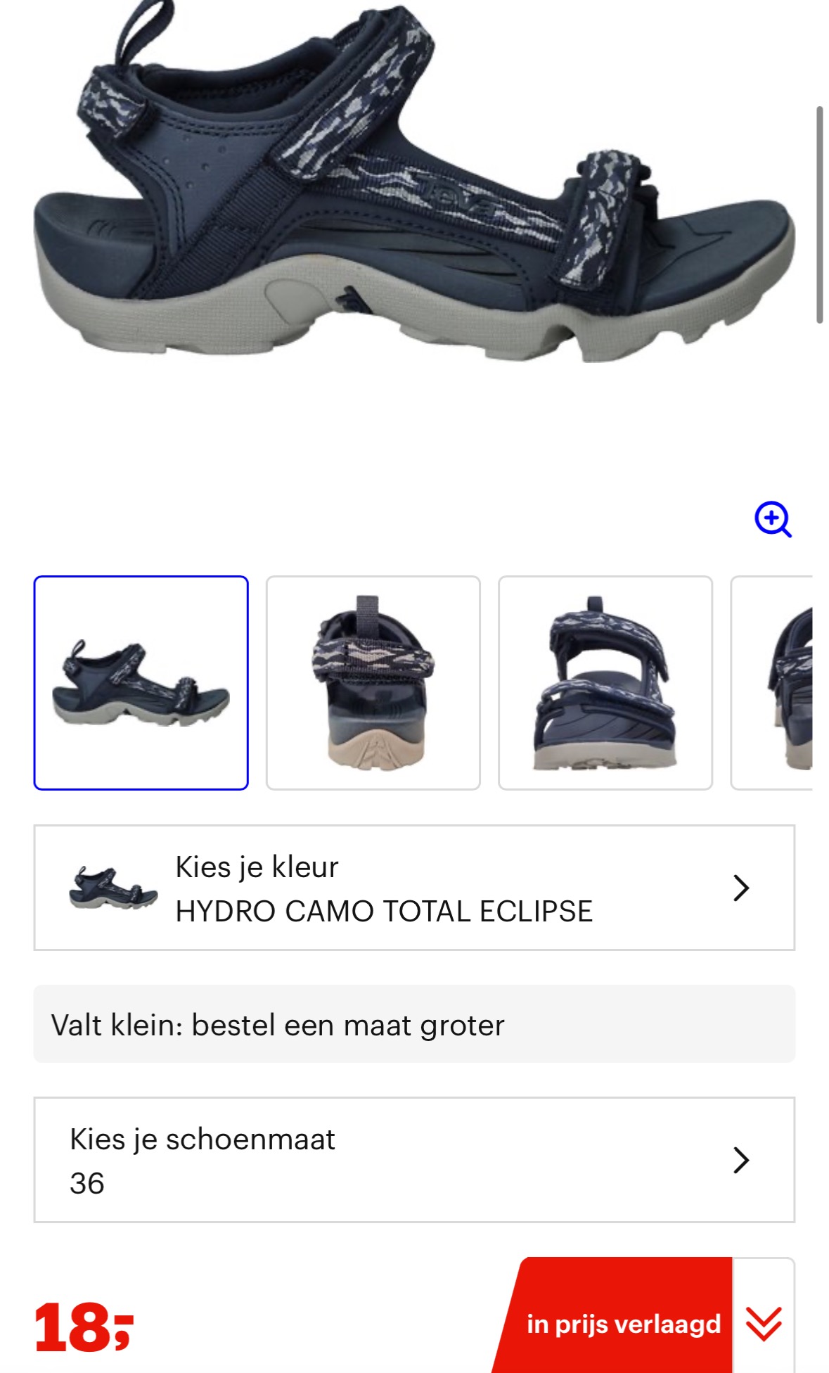 Teva sandalen