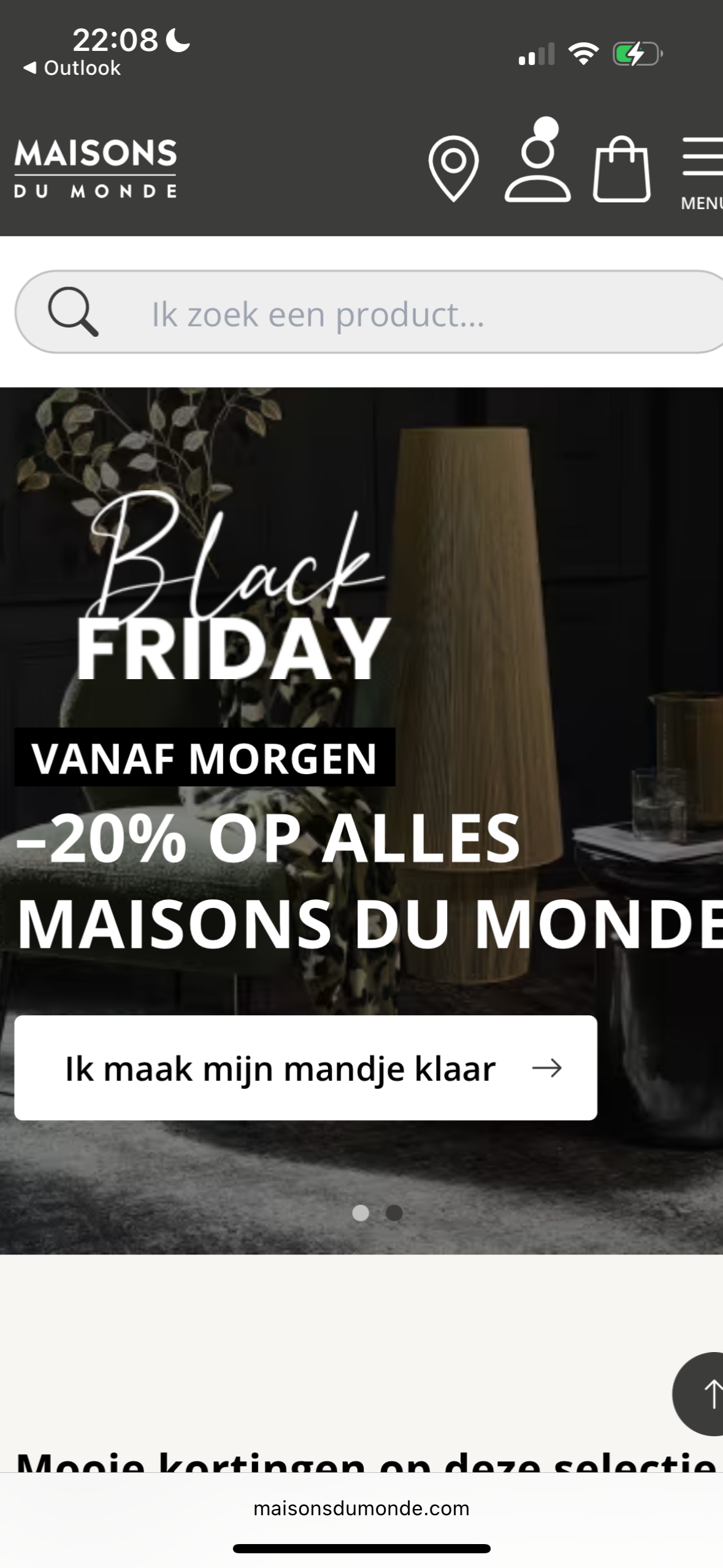 Black Friday maison du Monde