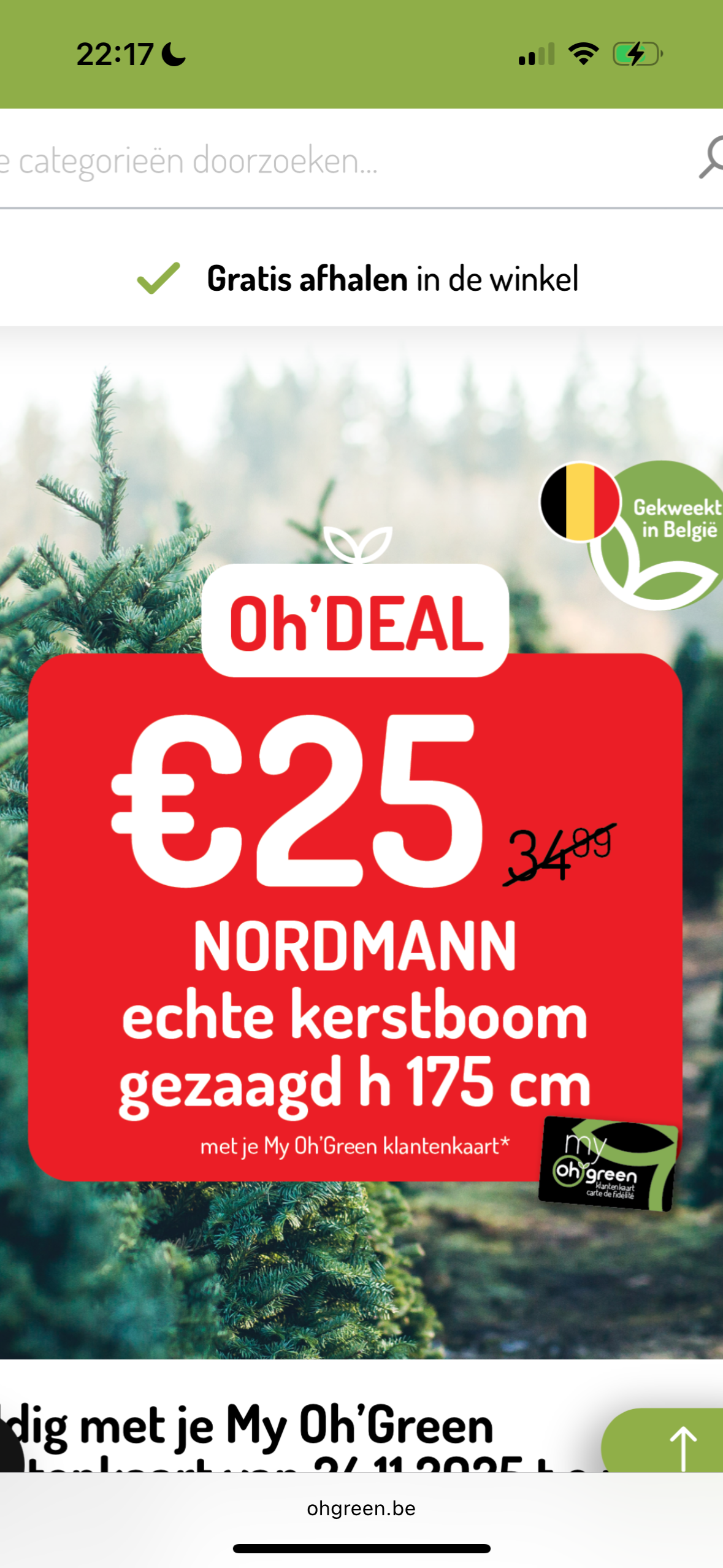 Nordmann oh Deal bij Oh Green