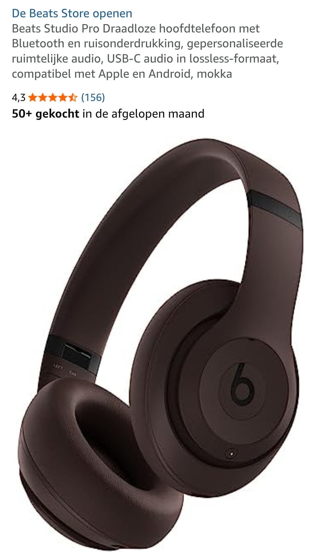 Beats Studio pro draadloze hoofdtelefoon -53%