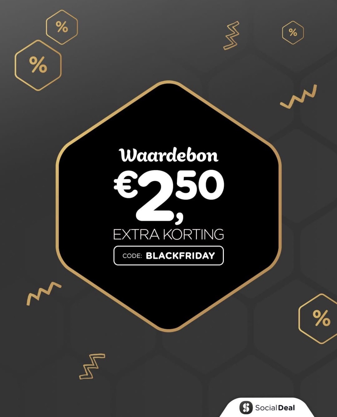 Waardebon €2,50 Social Deal