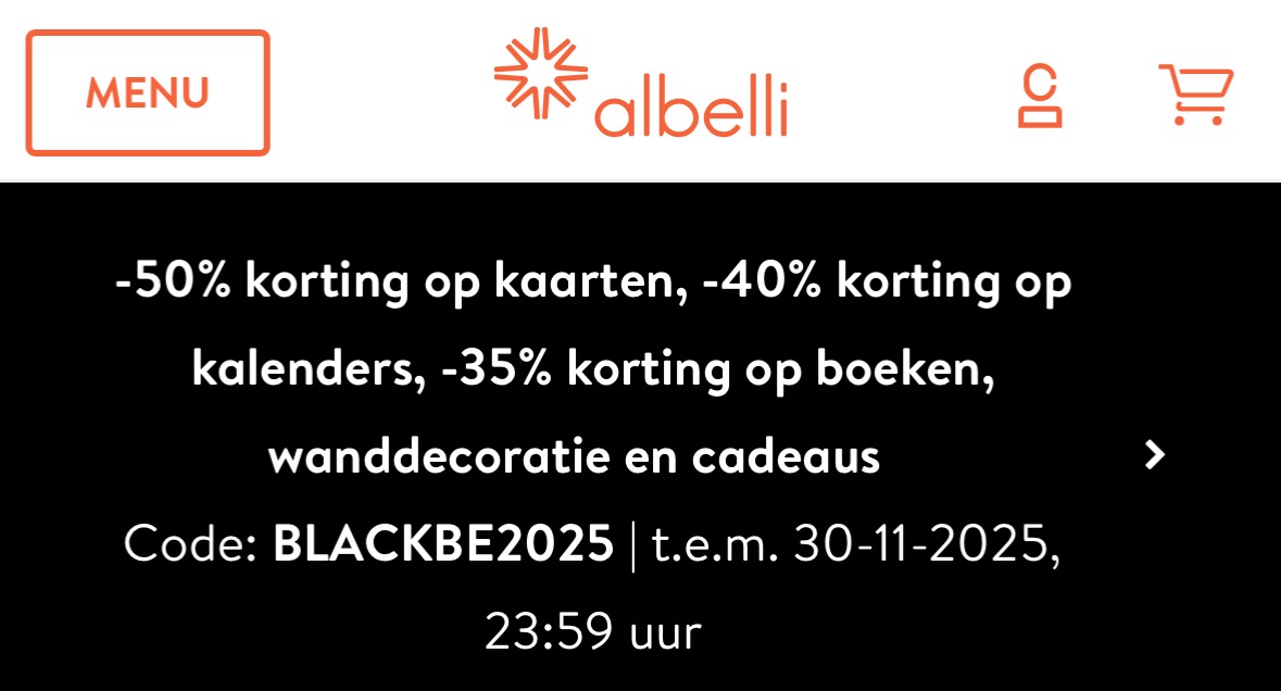 -50% op kerstkaarten🎄