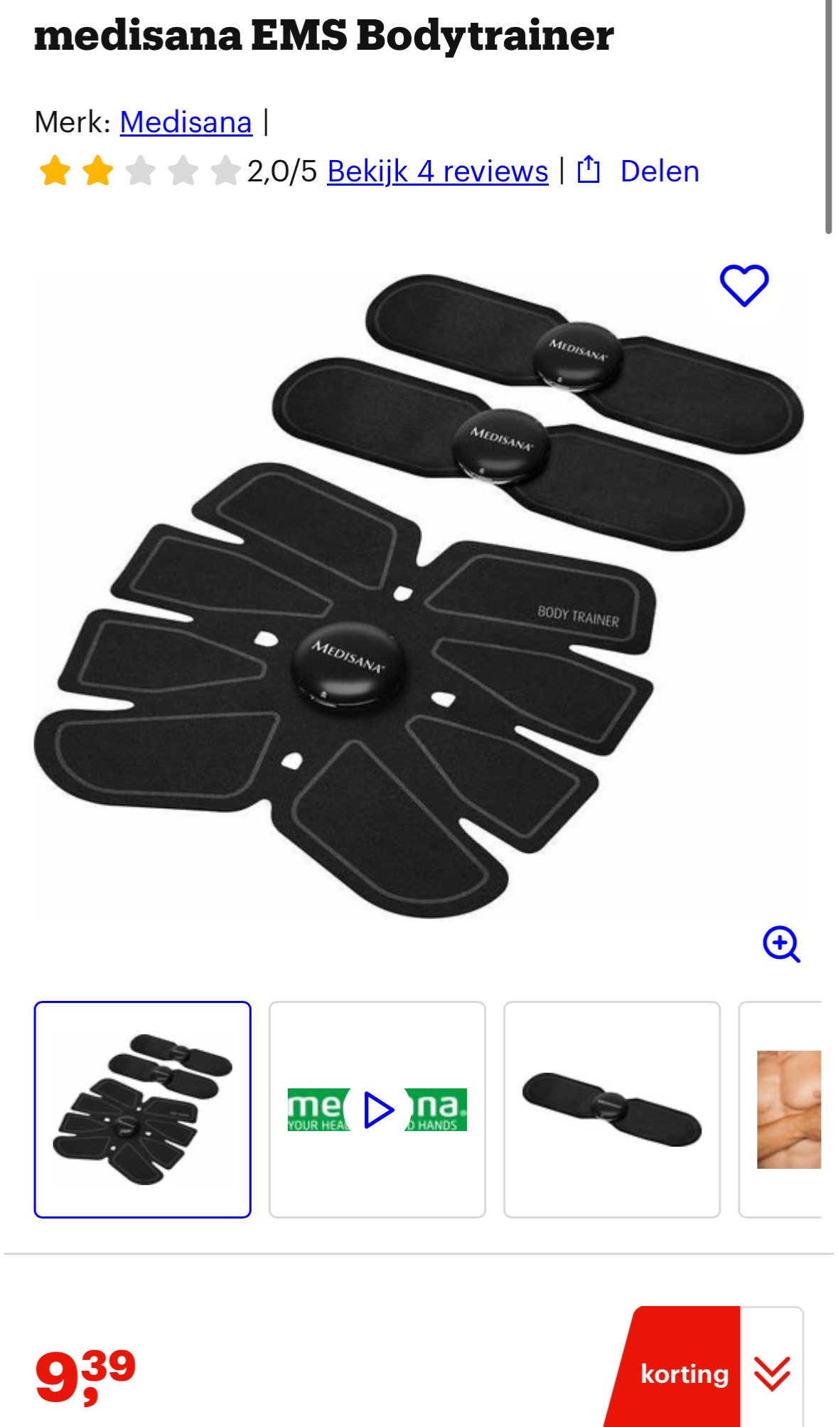 medisana EMS Bodytrainer