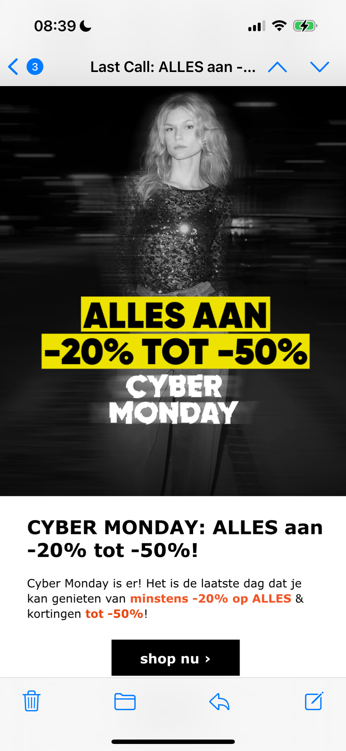 Cyber Monday bij ZEB