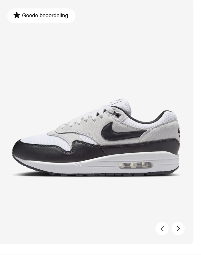 -50% op Nike air max 1 essential heren