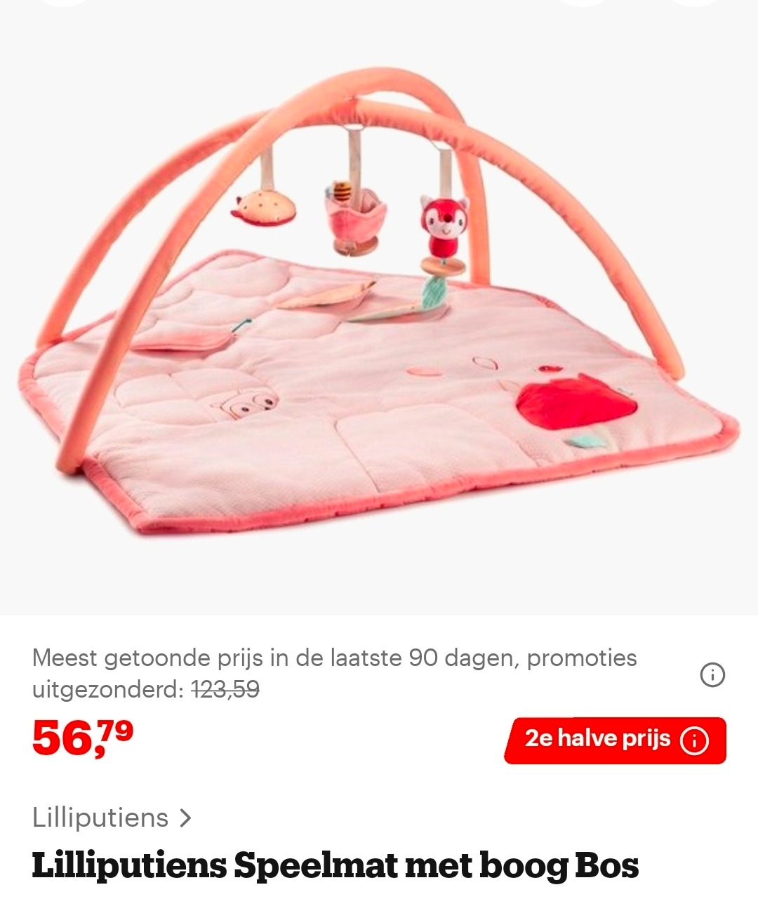 Lilliputiens Speelmat met boog Bos